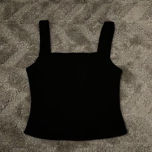 Black tank top